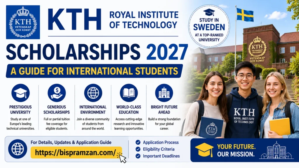 KTH Royal Institute of Technology Scholarships 2027 A Guide for International Students